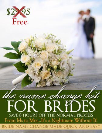 from Ms to Mrs - name change kit