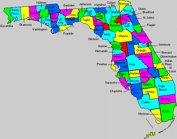 Premarital course is approved in all Florida counties - map